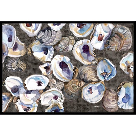 Carolines Treasures 18 x 27 In. Oysters Indoor or Outdoor Mat 8789MAT